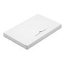 CleverPack - Briefkasten A4 350x230x26mm Karton weiß Packung à 5 Stück