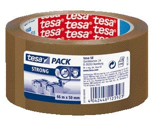 Tesa - Verpackungspaket stark 66mx50mm PP braun | 6 Stück