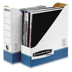 Bankers Box - Magazinkassettensystem A4 wt sw | 10 Stück