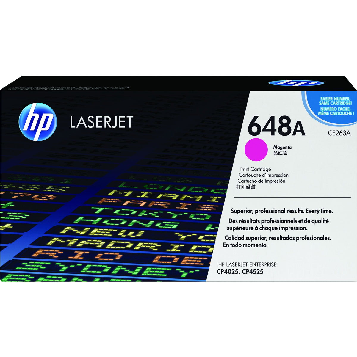 HP - Tonerkartusche ce263a 648a rot