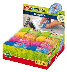 Tesa - Correctione ® ecoLogo® mini 5mmx6m Karton mit 16 Stück sortiert