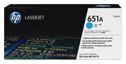 HP - Tonerkartusche ce341a 651a blau