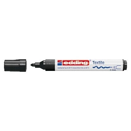 Edding - Textilmarker 4500 rund 2-3mm schwarz