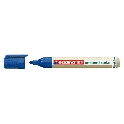 Edding - Filzstift 21 EcoLine rund blau 1,5-3mm