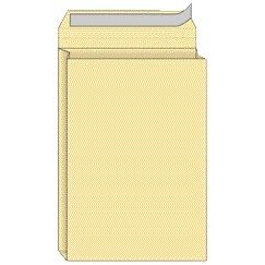 Quantore - Umschlagmusterbeutel 230x350x38mm selbstklebend creme 125 Stück