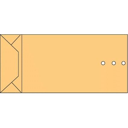 Quantore - Umschlagmusterbeutel 120x285x50mm 120gr/m2 br 250 Stück