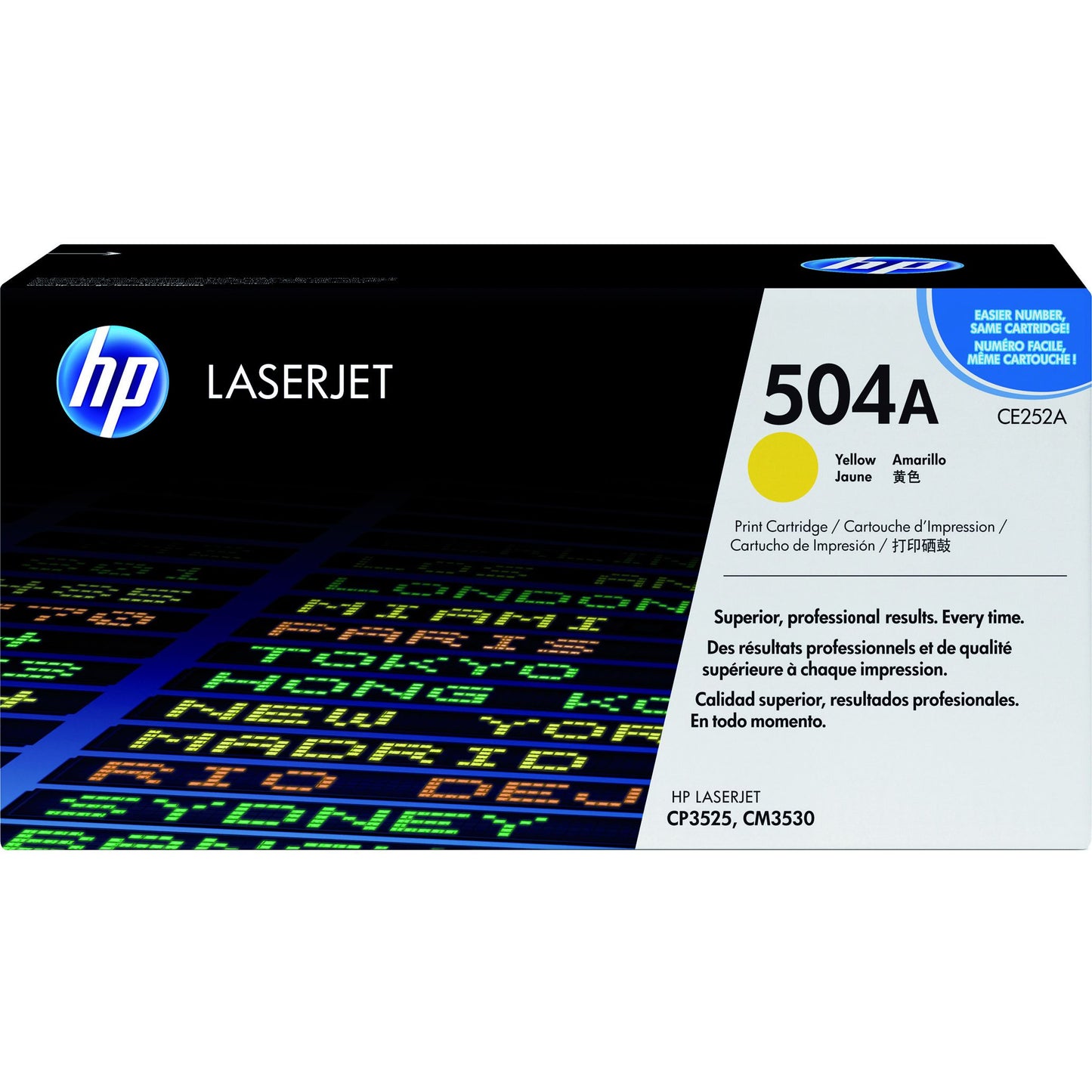 HP - Tonerkartusche ce252a 504a gelb