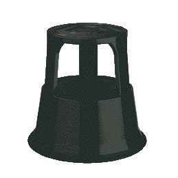 Desq - Hocker 420mm Metall schwarz