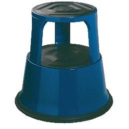 Desq - Hocker 420mm Metall blau