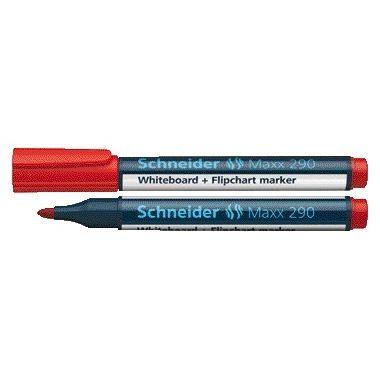 Schneider - Whiteboardmarker Maxx 290 rund 2-3mm rot | 10 Stück