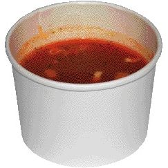 IEZZY Catering und Cate – Suppenbecher 240 ml, Karton, weiß, 1000 Stück
