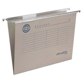 Quantore - Hängemappe Djois Folio frontal recycelt V-Boden 250gr grau