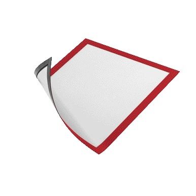 Langlebig - Duraframe 486903 magnetisch A4 rot 5 Stück
