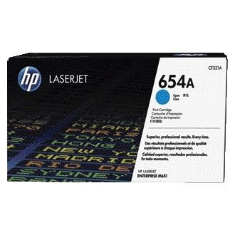HP - Tonerkartusche cf331a 654a blau