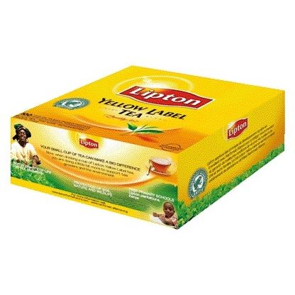 Lipton - Teegelbes Etikett mit Umschlag 100x1,5gr
