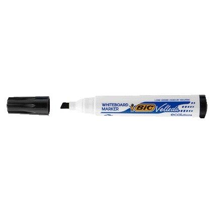 Bic - Whiteboardmarker Velleda 1751 diagonal groß schwarz | 12 Stück