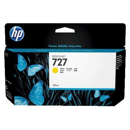 HP - Tintenpatrone b3p21a 727 gelb