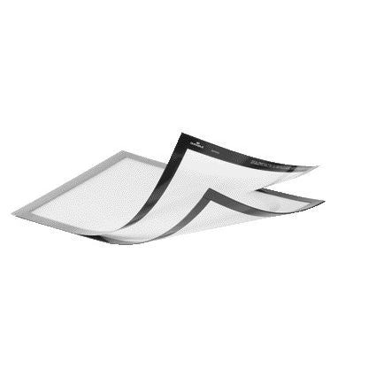 Langlebig - Duraframe 498523 magnetisch Plus A4 silbergrau 2 Stück