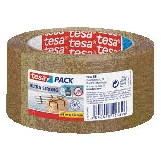 Tesa - Verpackungspaket® Ultra Strong 66mx50mm braun | 6 Stück
