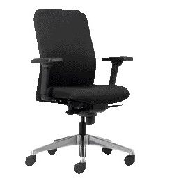 Euroseats - Bürostuhl Sitze Milano synchron schwarz