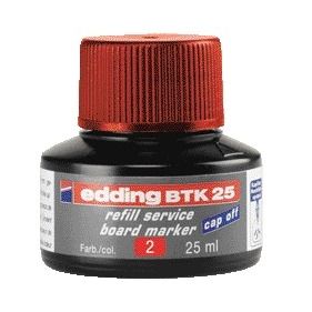 Edding - Filzstifttinte BTK25 für Whiteboard rot