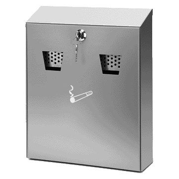 Vepa Bins – Wandaschenbecher mit Inneneimer aus Stahl