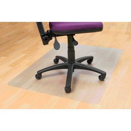 Floortex - Stuhlmatte PVC 120x90cm für Hartböden