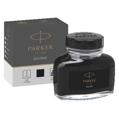 Parker – Quink permanente Füllfederhalter-Tinte, 57 ml, Schwarz