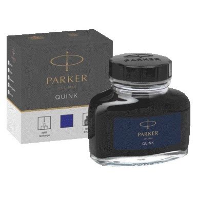 Parker – Füllfederhaltertinte Quink permanent 57 ml blau | 12 Stück