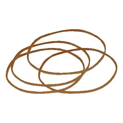 Standard - Gummiband S 18 80x1,5mm 100gr 330 Stück braun