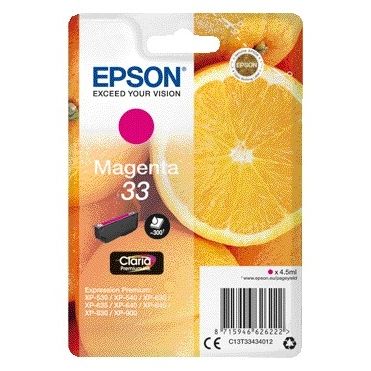 Epson - Tintenpatrone 33 T3343 rot