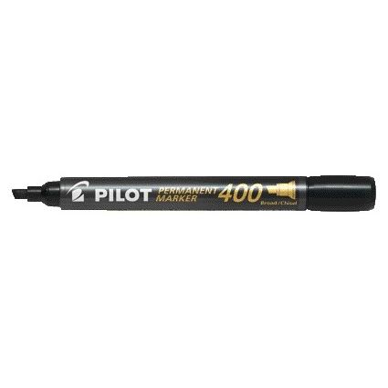 Pilot - Permanentmarker 400 diagonal breit schwarz