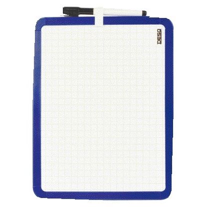 Desq - Whiteboard 21x28cm doppelseitig magnetisch