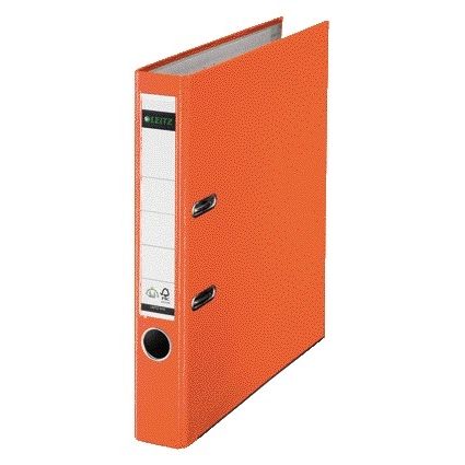 Leitz - Ordner 1015 180° 50mm PP A4 orange