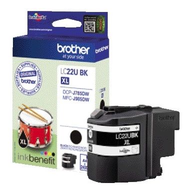 Brother - Tintenpatrone LC-22UBK schwarz