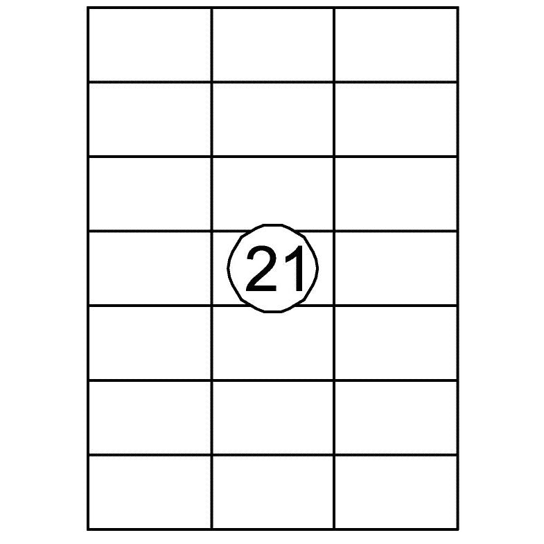 Quantore - Etikett 70x42,3mm 2100 Stück