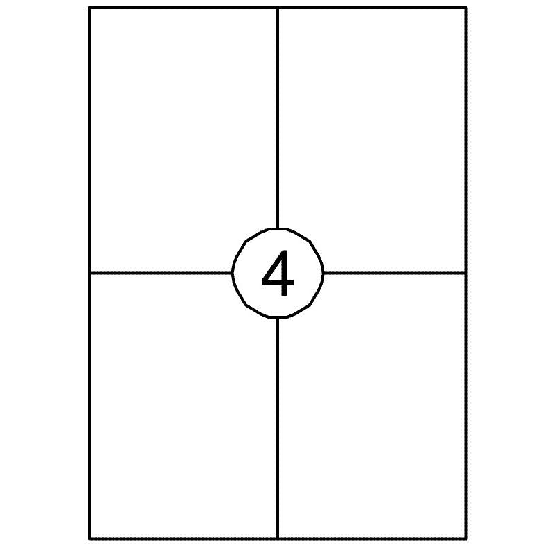 Quantore - Etikett 105x148mm 400 Stück