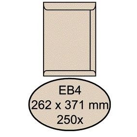 Quantore – Umschlagurkunde EB4 262 x 371 mm, cremefarben, Kraftpapier, 250 Stück