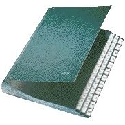 Leitz - Termmappe 1-31 + I-XII 270x50x345mm Hartfaserplatte schwarz