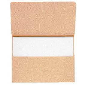 Jalema - Taschenmappe Folio 100 % recycelter Karton 250 g chamois | 50 Stück