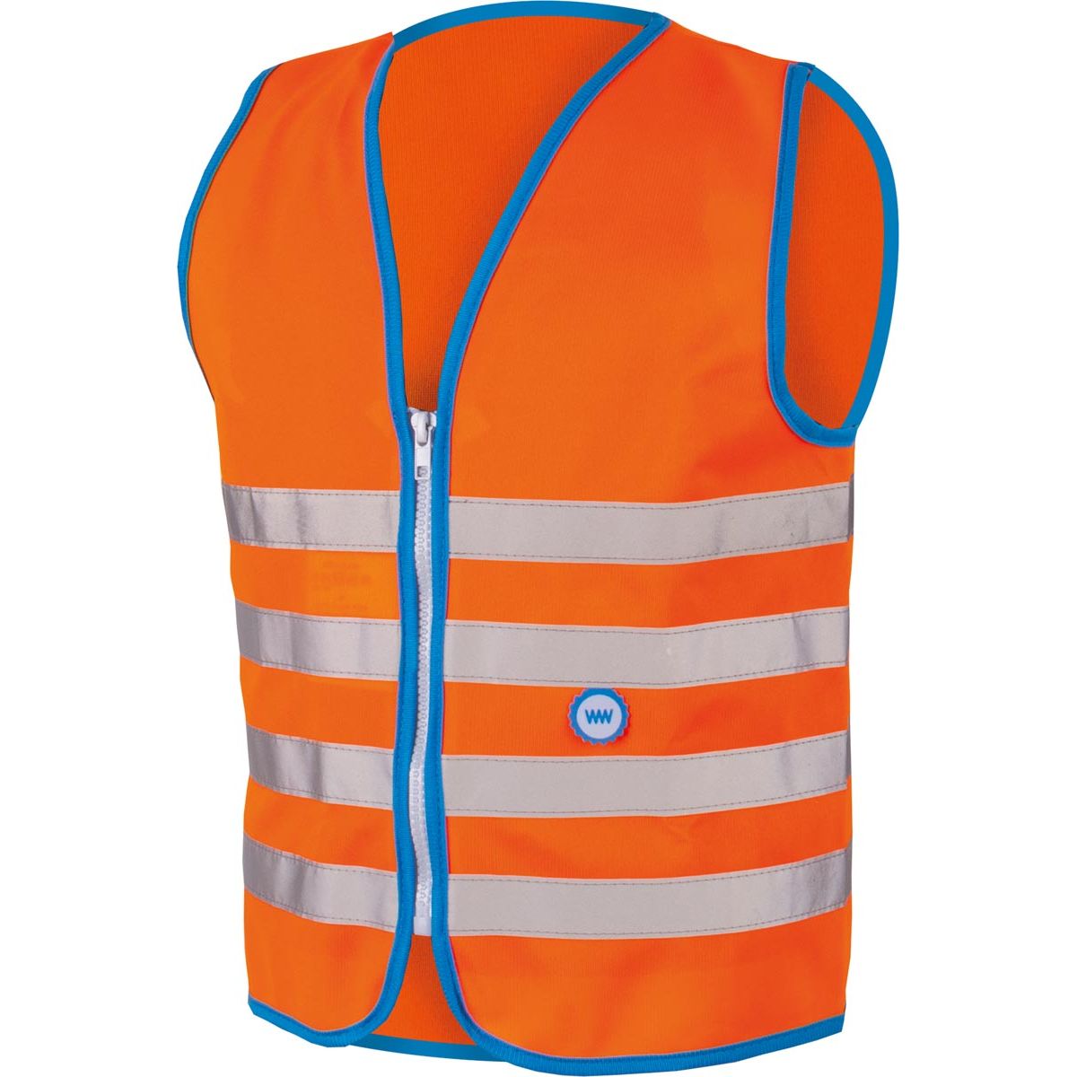 Wowow - Fun Jacket fluoreszierende Weste, orange, L (Kind)