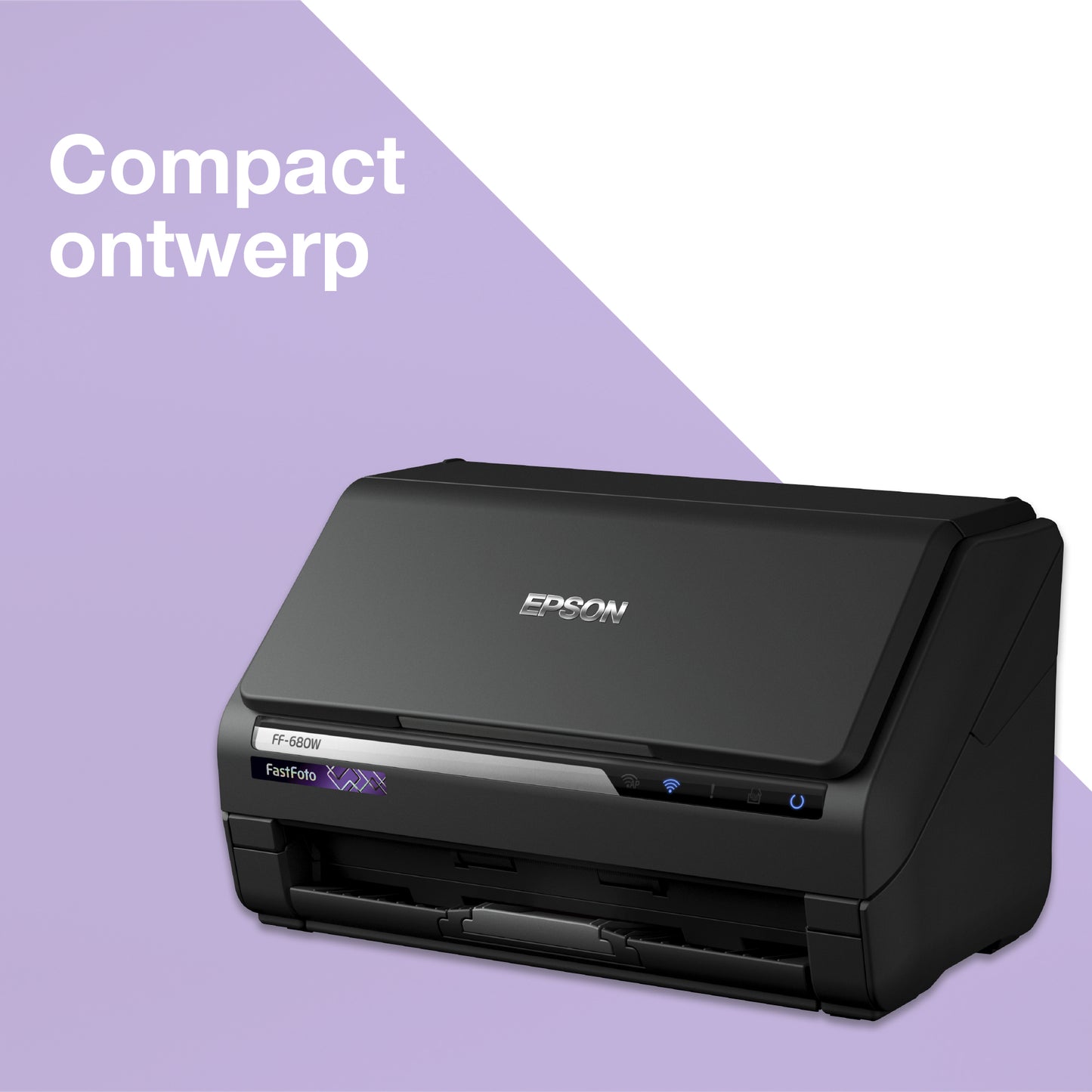 Epson - FastFoto FF-680W snelle A4-fotoscanner met automatische invoer en Wi-Fi-connectiviteit