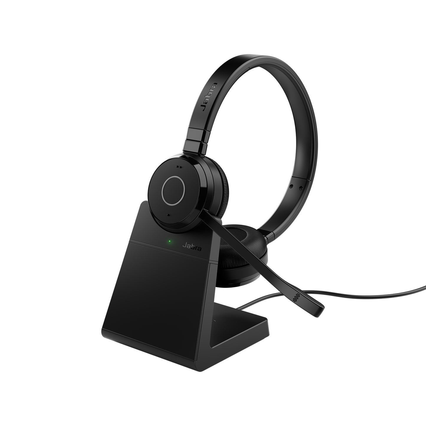 JABRA - Evolve 65 TE Headset Bedraad en draadloos Hoofdband Kantoor/callcenter USB Type-A Bluetooth Oplaadhouder Zwart