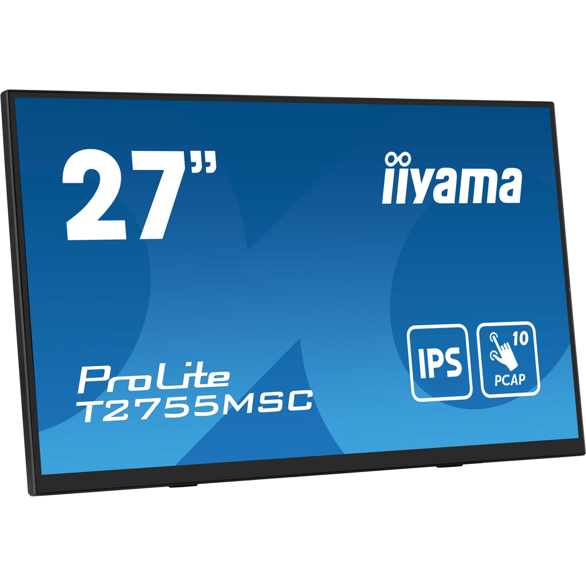 IIYAMA - ProLite T2755MSC-B1 computer monitor 68,6 cm (27) 1920 x 1080 Pixels Full HD LED Touchscreen Tafelblad Zwart
