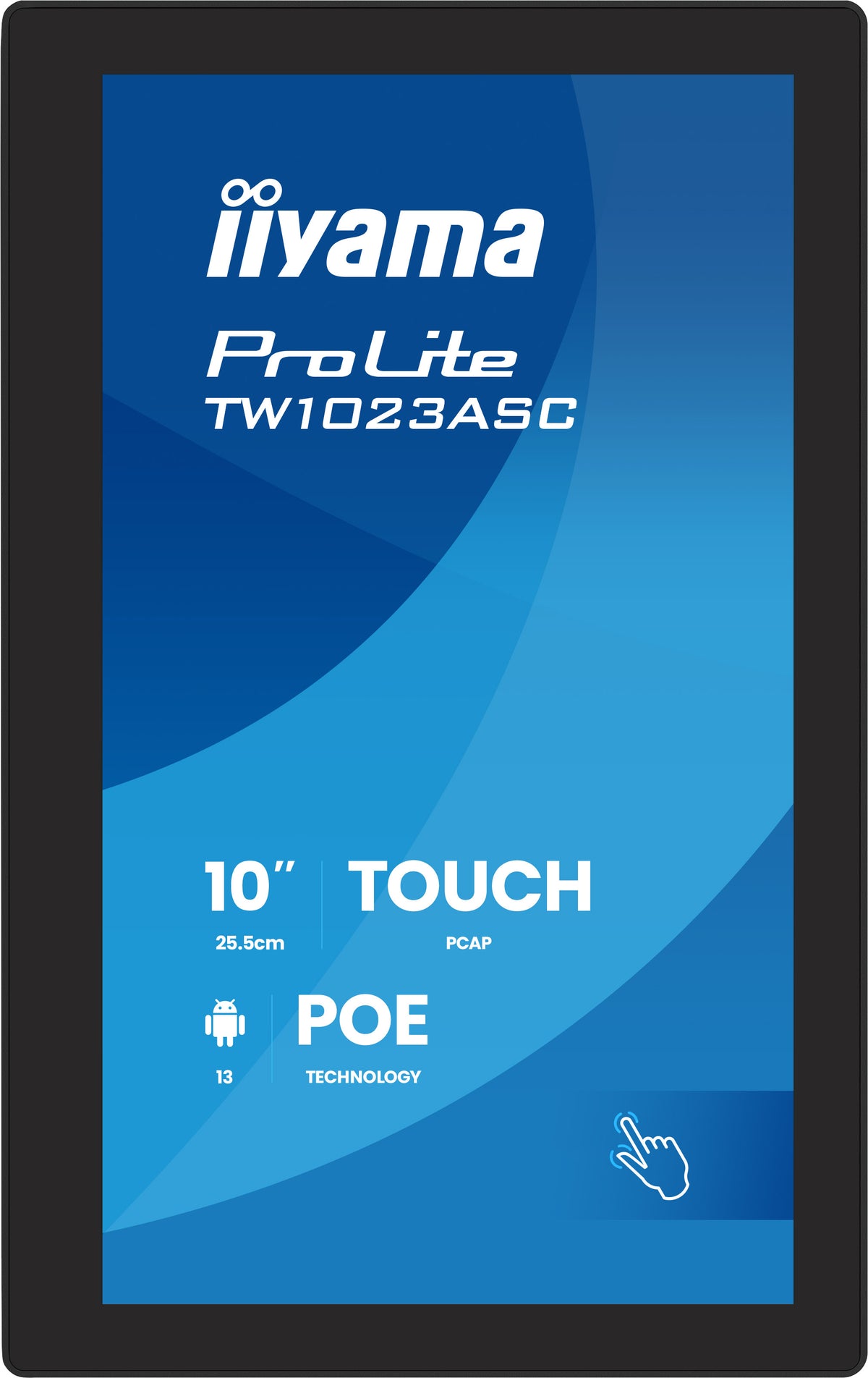 IIYAMA - TW1023ASC-B3P beeldkrant Digitale signage flatscreen 25,6 cm (10.1) Wifi 450 cd/m² HD Zwart Touchscreen Type processor Android 24/7