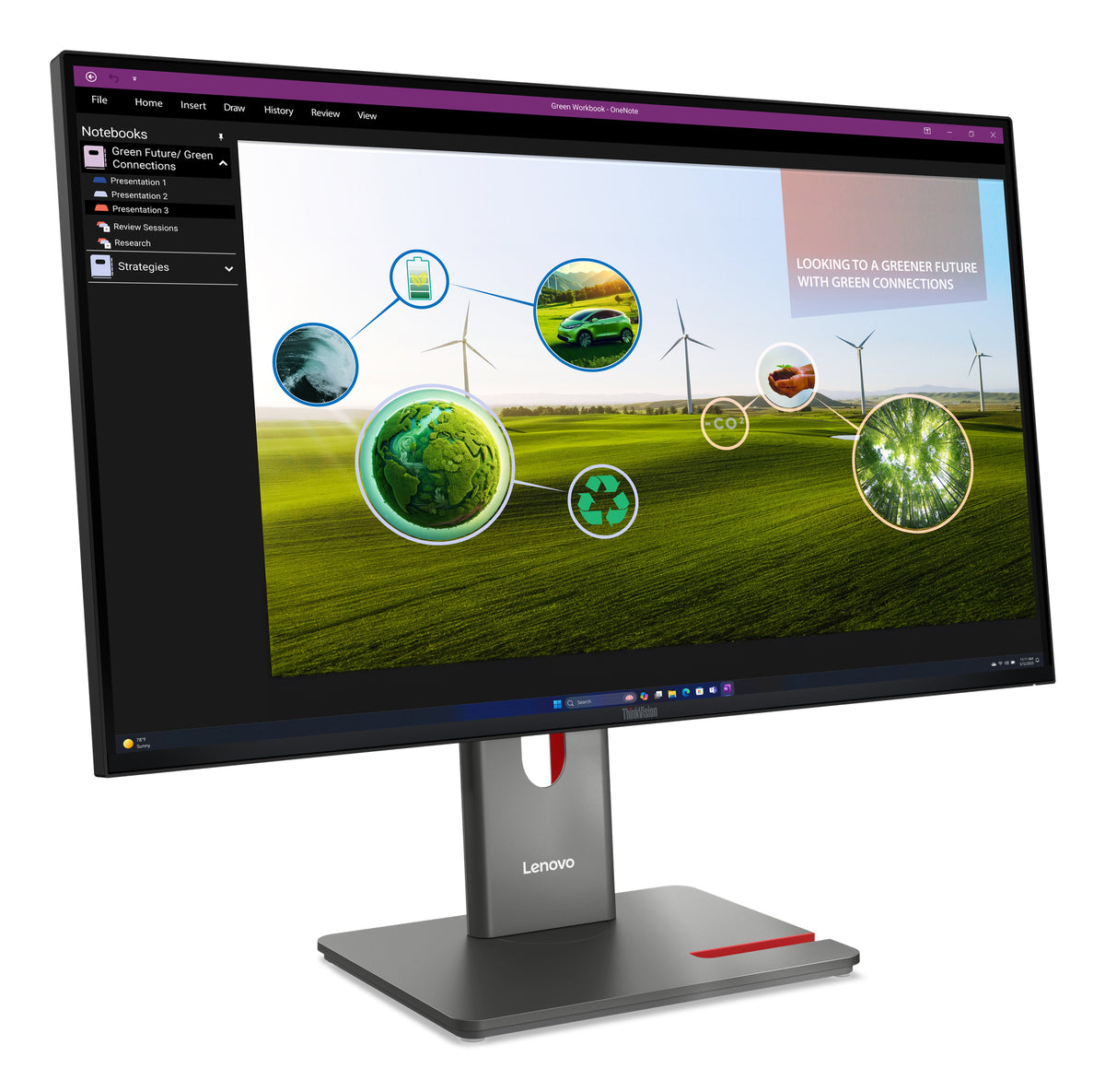 LENOVO - ThinkVision P27Q-40 Monitor