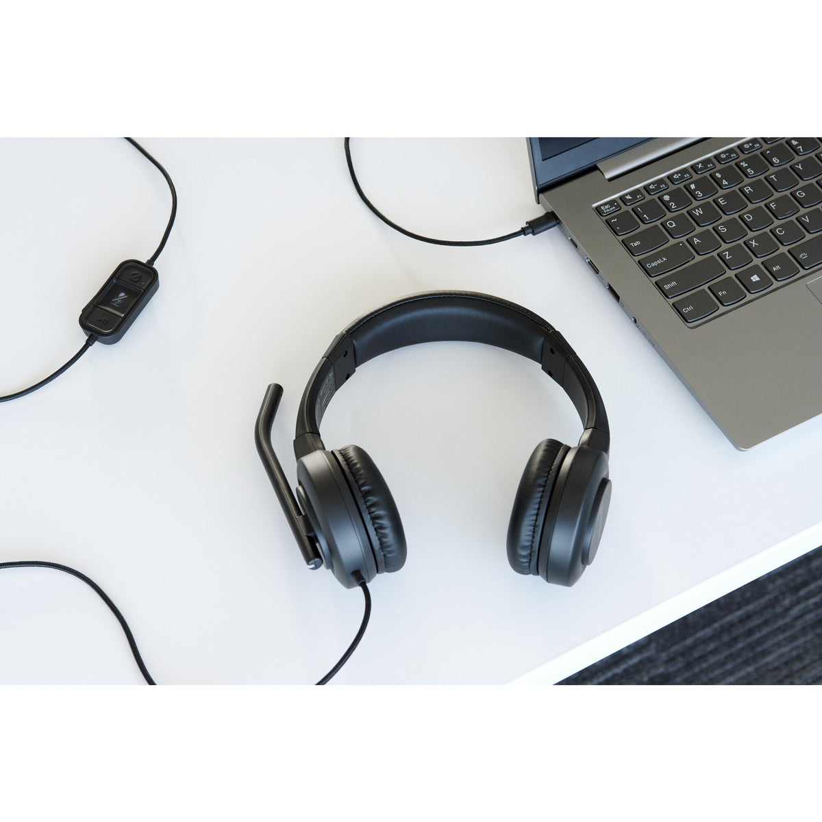 Kensington - USB-C-Headset H1000, On-Ear, schwarz