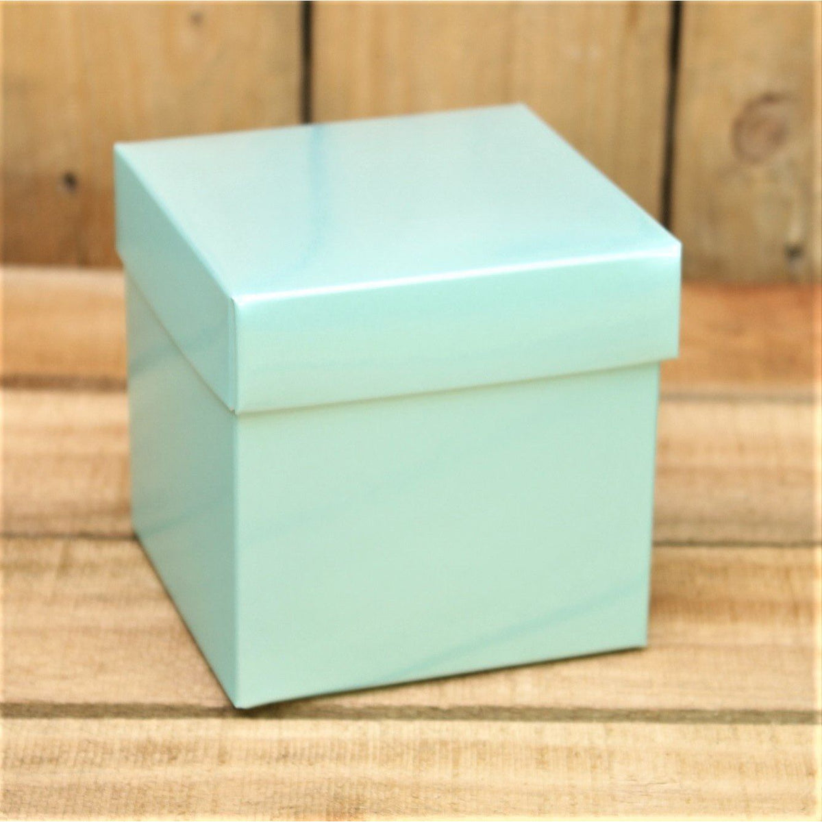 Bonbon doosjes - Chocolade doosje - Zachtblauw parelmoer - 24 stuks