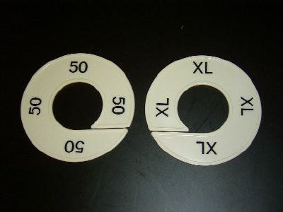 Klika - Maatring 9cm wit/zwart 1