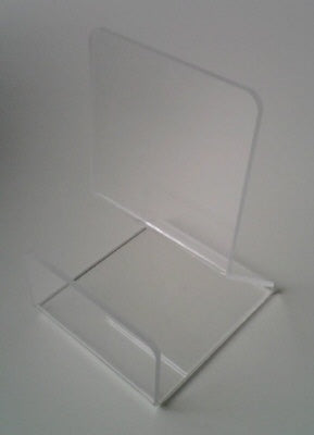 Klika - Buchstütze aus Acryl 75x120mm tief 85 mm 40 Stück